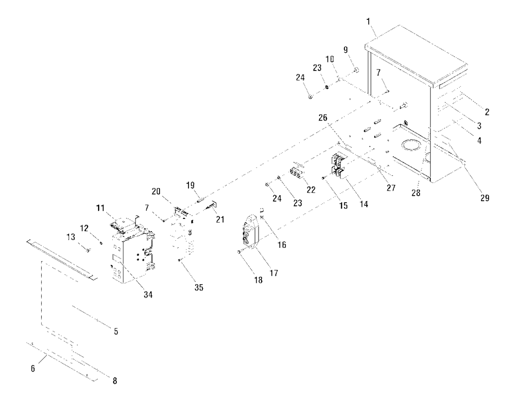Transfer Switch (316470) Diagram and Parts List for 071055-1  Briggs and Stratton Generator